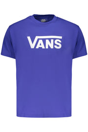 T-SHIRT EM ALGODÃO VANS HOMEM AZUL