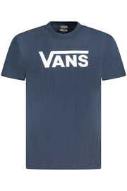T-SHIRT EM ALGODÃO VANS HOMEM AZUL