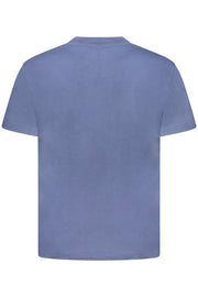 T-SHIRT EM ALGODÃO VANS HOMEM AZUL