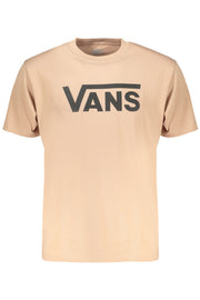 T-SHIRT EM ALGODÃO VANS HOMEM CASTANHA
