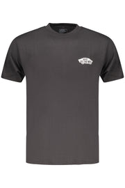 T-SHIRT EM ALGODÃO VANS HOMEM PRETA