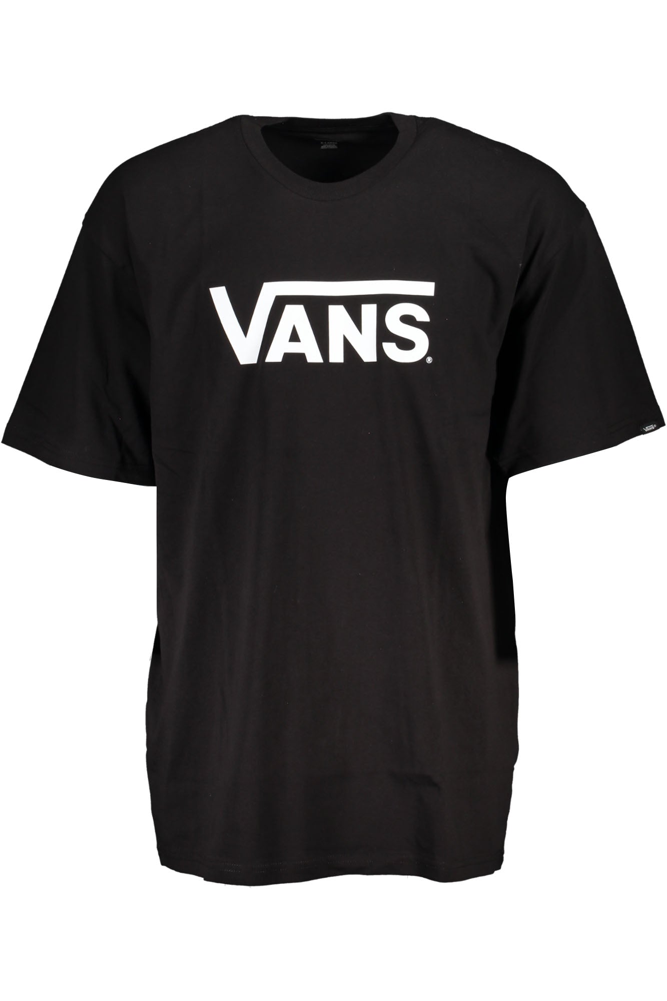 T-SHIRT EM ALGODÃO VANS HOMEM PRETA