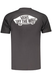 T-SHIRT EM ALGODÃO VANS HOMEM PRETA