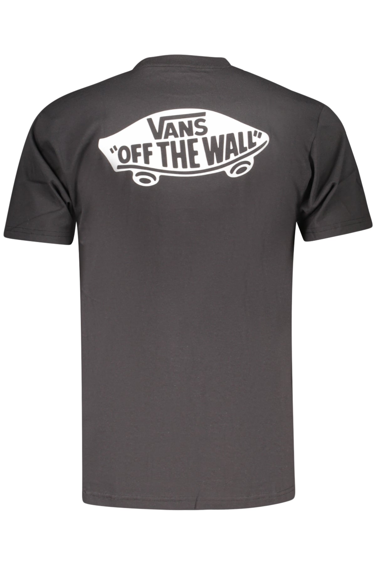 T-SHIRT EM ALGODÃO VANS HOMEM PRETA