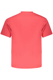 T-SHIRT EM ALGODÃO VANS HOMEM VERMELHA