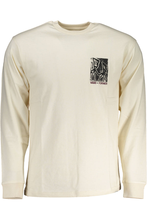 CAMISETA VANS MANGA COMPRIDA HOMEM BRANCA