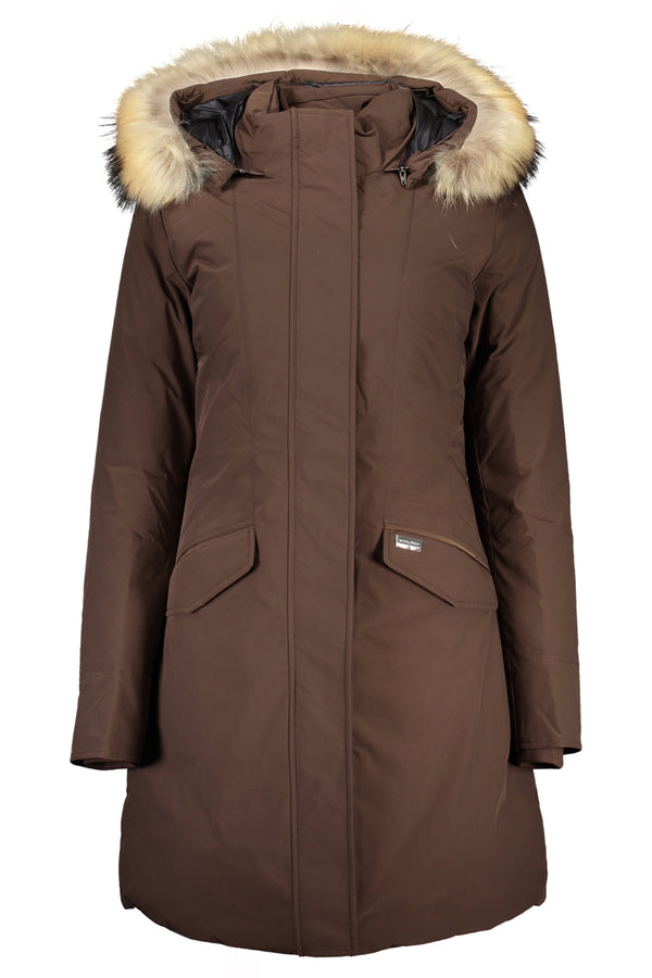 JAQUETA WOOLRICH MARROM PARA MULHER