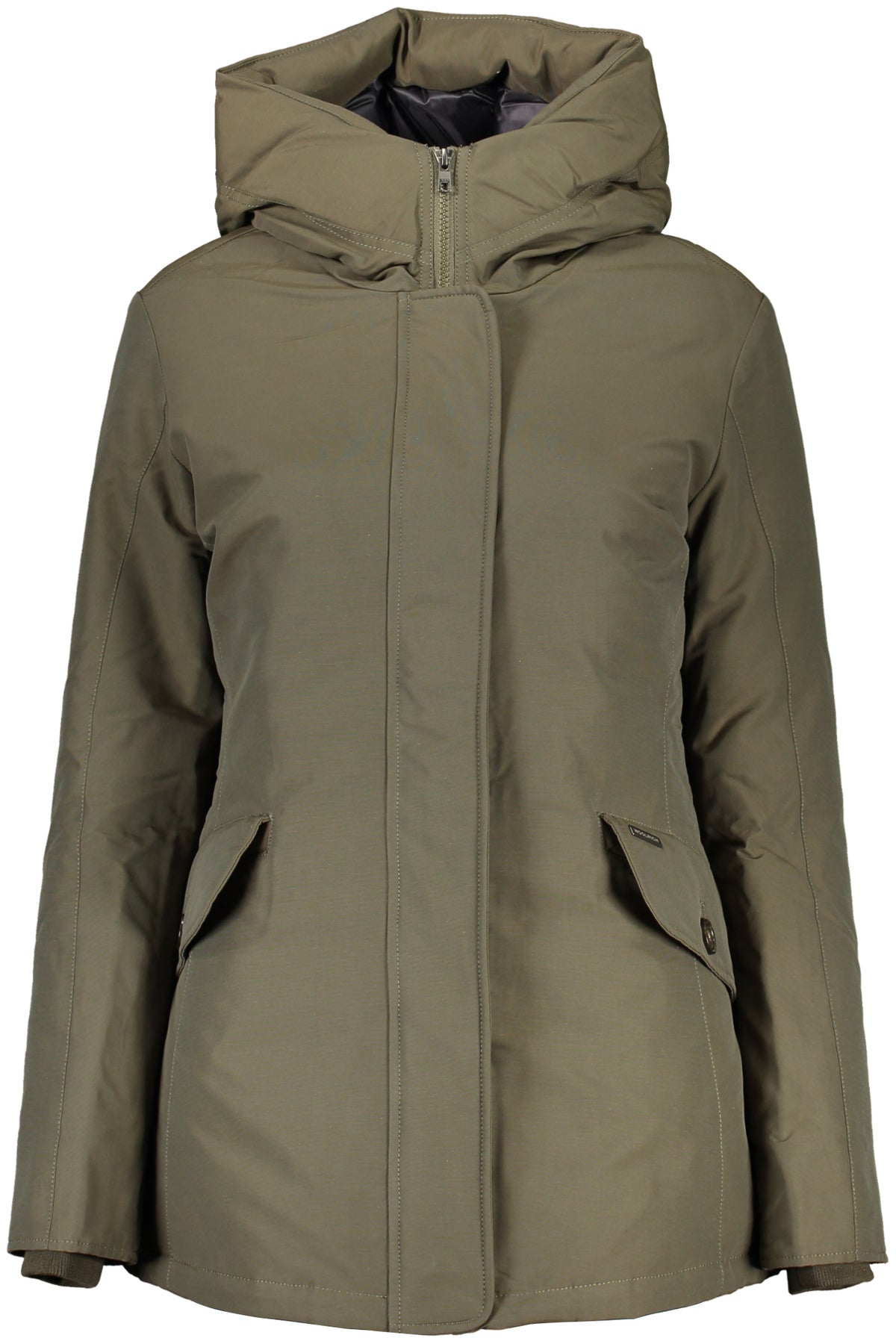 WOMEN'S GREEN WOOLRICH JACKET