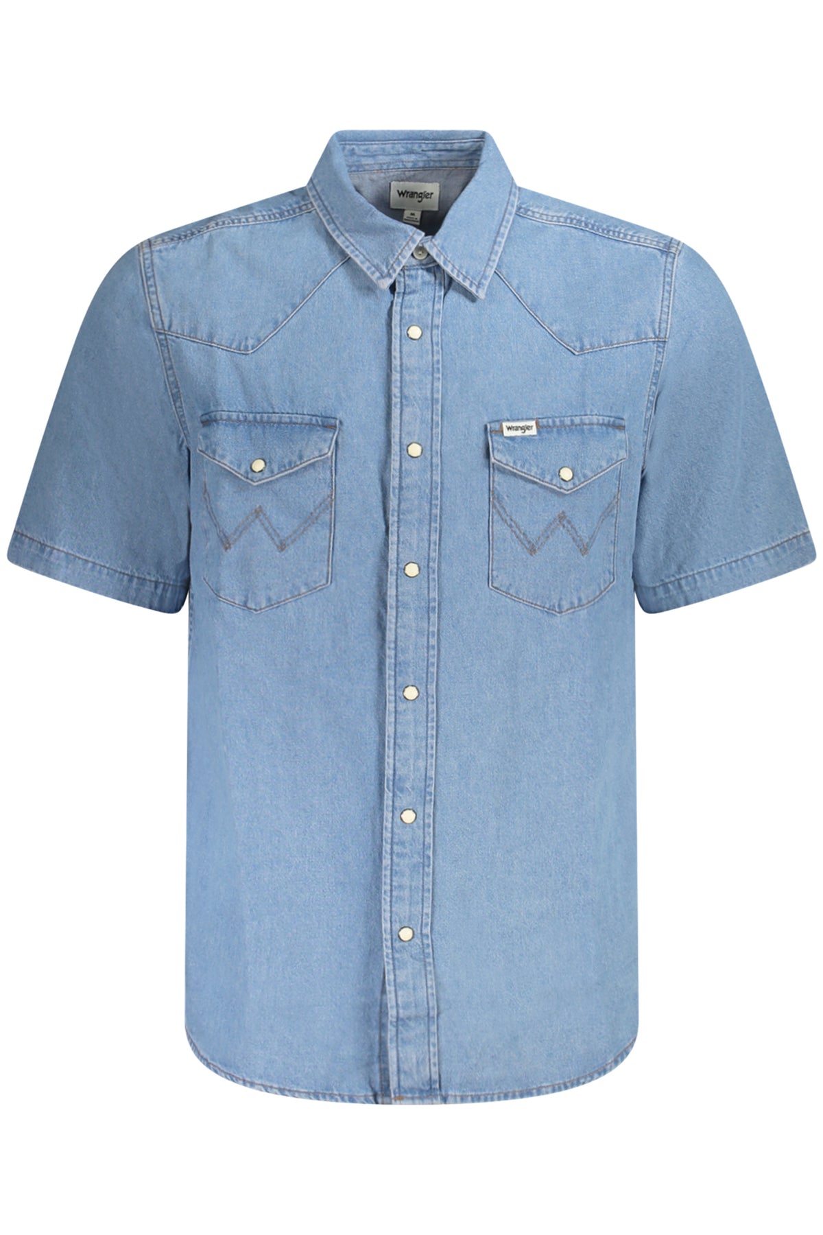 CAMISA EM ALGODÃO WRANGLER HOMEM AZUL CLARO