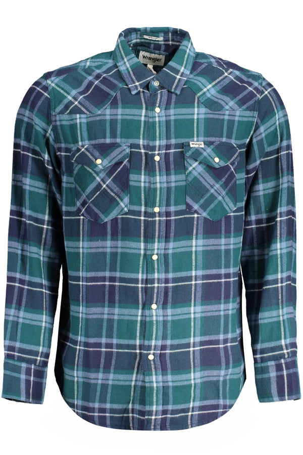 CAMISA MANGA COMPRIDA WRANGLER HOMEM VERDE