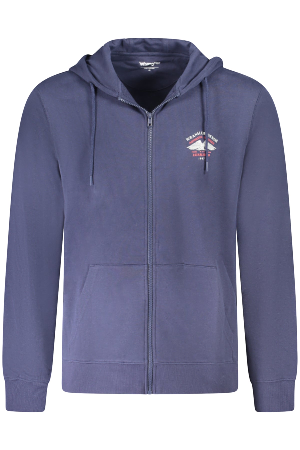 SWEATSHIRT EM ALGODÃO WRANGLER HOMEM AZUL