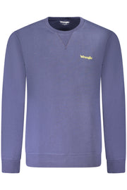 SWEATSHIRT EM ALGODÃO WRANGLER HOMEM AZUL