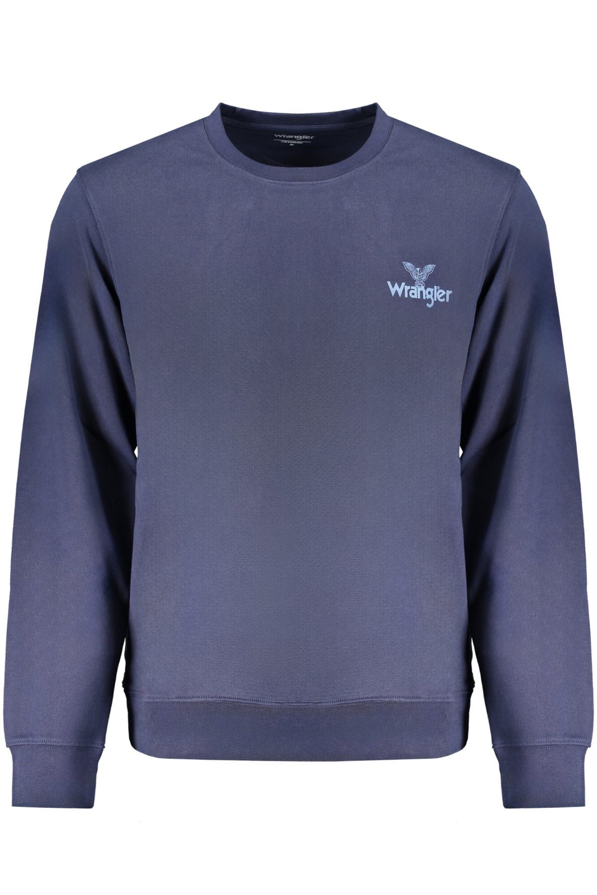 WRANGLER MEN'S BLUE ZIP SWEATER