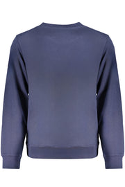 WRANGLER MEN'S BLUE ZIP SWEATER