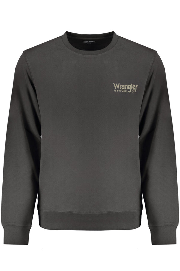 CAMISOLA PRETA COM ZIP PARA HOMEM WRANGLER