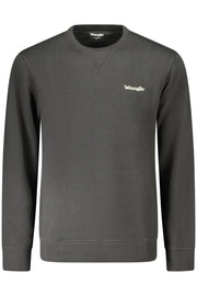 SWEATSHIRT EM ALGODÃO WRANGLER HOMEM PRETA