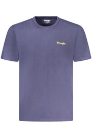 T-SHIRT EM ALGODÃO WRANGLER HOMEM AZUL
