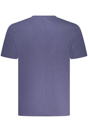 T-SHIRT EM ALGODÃO WRANGLER HOMEM AZUL