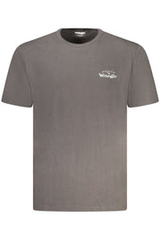T-SHIRT EM ALGODÃO WRANGLER HOMEM PRETA