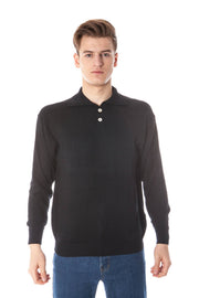 YUKO Men's Black Sweatshirt