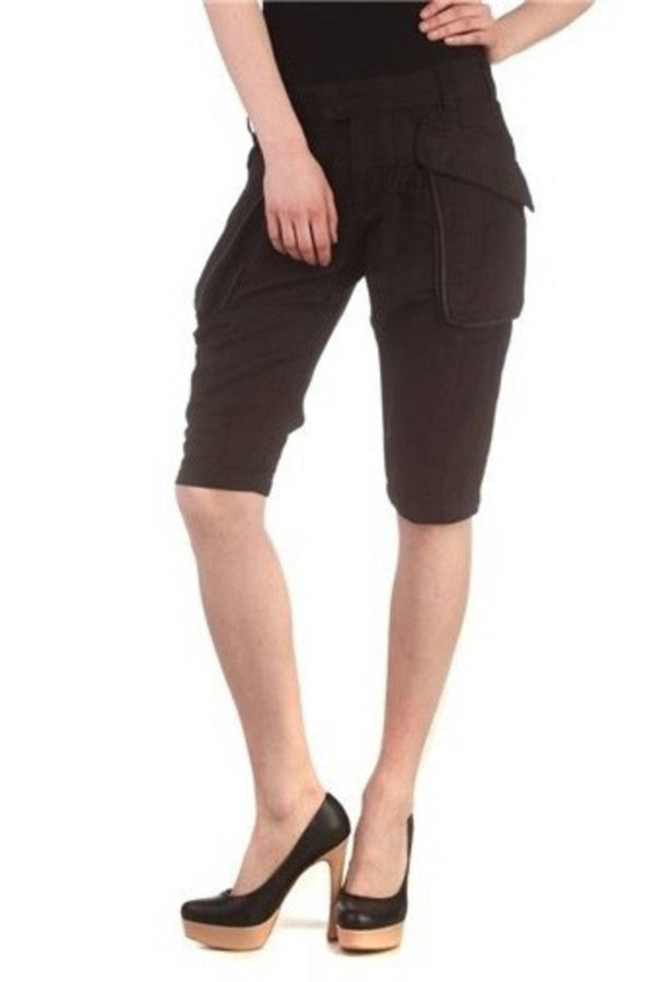 CALÇAS BERMUDAS FEMININAS ZUELEMENTS PRETAS